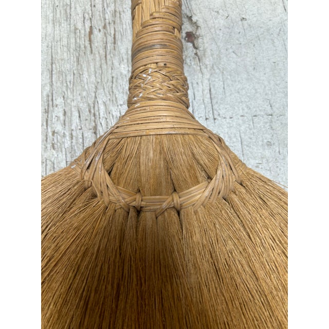 Boho Chic Vintage Handmade Broom For Sale - Image 3 of 5