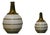 Hollywood Regency Table Lamps with Brass Details by Tommaso Barbi, Italy, 1970s, Set of 2 For Sale