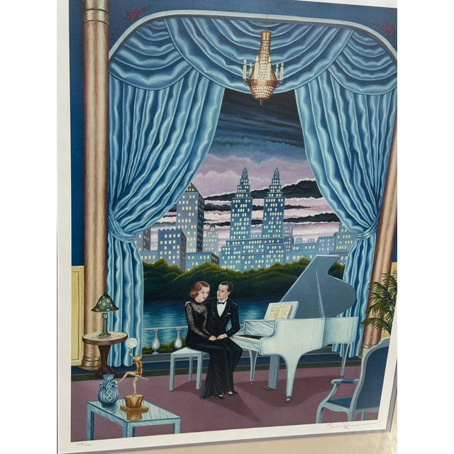 Early 21st Century Signed & Numbered Print, Lullaby of Manhattan, by Tracy Dennison For Sale - Image 5 of 11