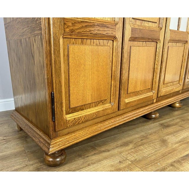 Vintage French Style Wardrobe in Oak For Sale - Image 6 of 10