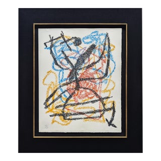 Joan Miró, Untitled From Je Travaille Comme Un Jardinier, Hand Signed, Edition of 40, 1963 For Sale