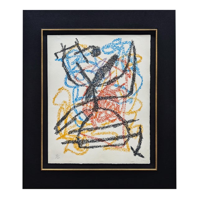 Joan Miró, Untitled From Je Travaille Comme Un Jardinier, Hand Signed, Edition of 40, 1963 For Sale