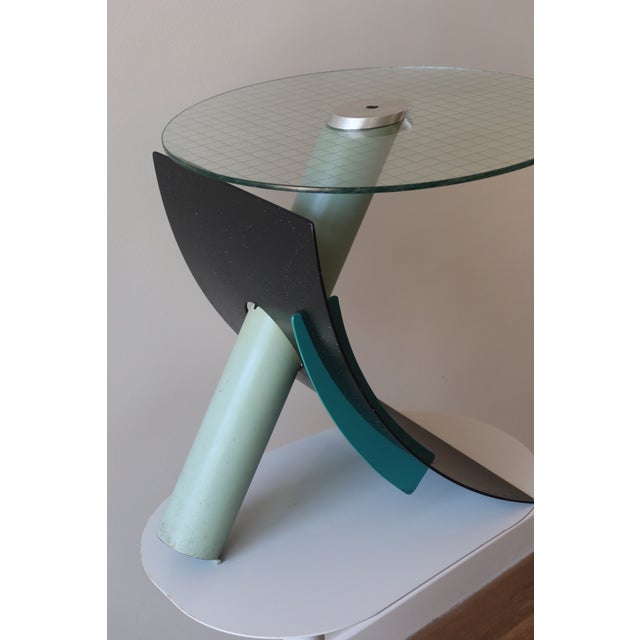 1980s Postmodern Studio Side Table by Michael Graham, 1987 For Sale - Image 5 of 9