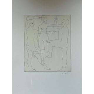 Francois-Xavier Lalanne, Men and Woman, 2002, Etching For Sale