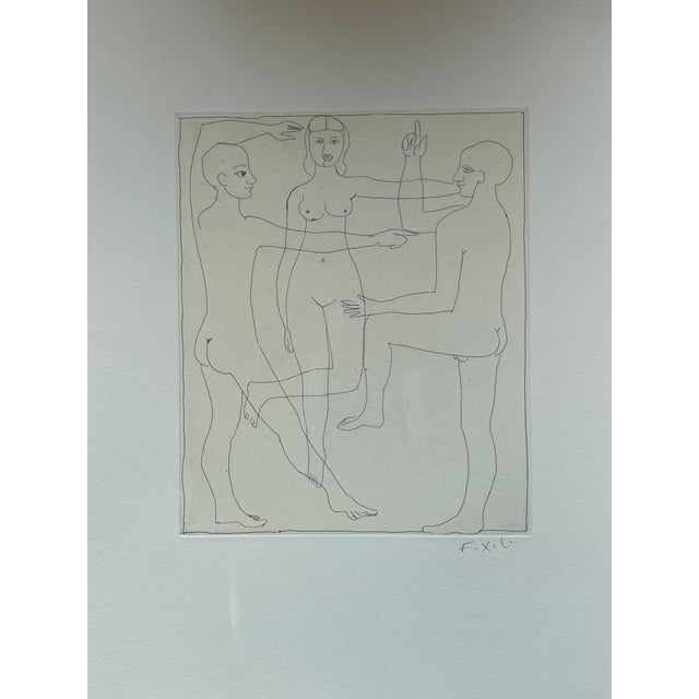 Francois-Xavier Lalanne, Men and Woman, 2002, Etching For Sale