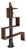 Handcrafted Sculptural Walnut Bookshelf by Larry Jerome | Modern Organic Statement Shelving, Attributed For Sale