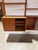 Brown Teak Three-Bay Modular Wall Unit With Sliding Door Cabinets Danish Mid-Century Modern 1960s For Sale - Image 8 of 12