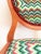 Green Antique Needlepoint Sheraton Style Federal Oval Back Chair, c.1900 For Sale - Image 8 of 17