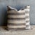 Vintage Turkish Rug Hemp Pillow With Down Insert 22" X 22" For Sale - Image 4 of 5