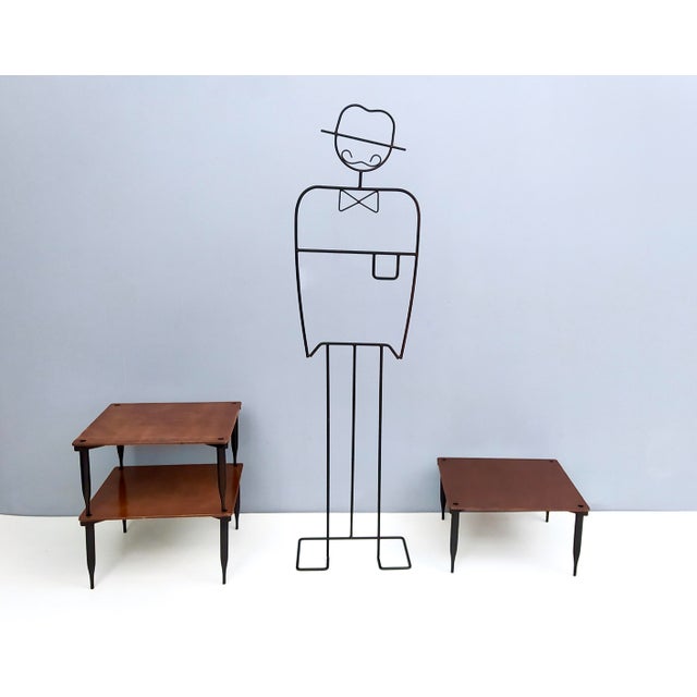 Made in Italy, 1954. These are stackable coffee tables model T8 designed by Vico Magistretti and produced by Azucena,...