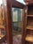 Brown Antique Victorian Bookcase, Walnut Bookshelf With Glass Doors For Sale - Image 8 of 18