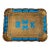 Florentine Tray With Blue Accents For Sale