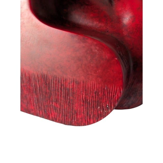 Govinder Nazran Scratch and Sniff Sculpture Red Black Dog 122/205 For Sale - Image 9 of 11