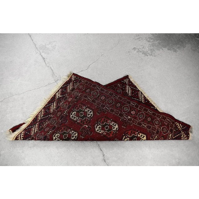 1970s Afghan Rug in Hand-Woven Wool, 1970s For Sale - Image 5 of 8