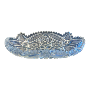 1970s American Brilliant Cut Glass Period - Relish Dish