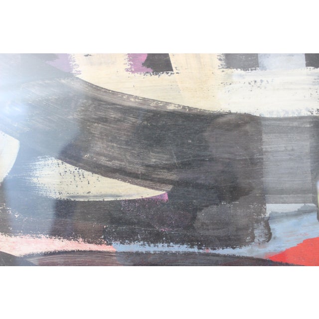 1960s Brush Painting by Kumi Sugai For Sale - Image 5 of 13
