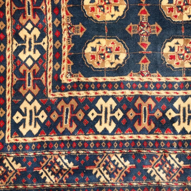 Modern Machine-Made Thin Knot Cotton Rug For Sale - Image 5 of 8