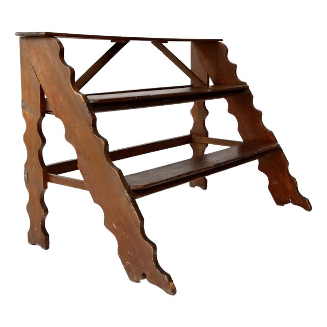 Vintage Wooden Plant Stand Riser For Sale