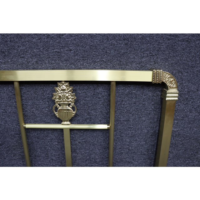 Wesley Allen Brass King Headboard For Sale - Image 11 of 11