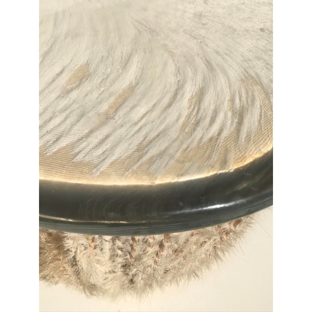 Super fun playable drum and side table. Soft to the touch hide is amazing while playing.. Sound vibration you can feel...