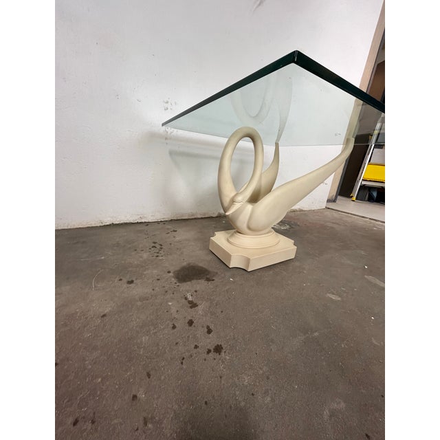 Maison Jansen Vintage Maison Jansen Swan Table Signed For Sale - Image 4 of 11