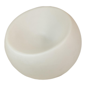 Mid-Century Post Modern Futurist Outdoor Plastic Molded Spherical Lighted Accent Garden Chair by Souluxe, Usa, C. 2000s