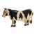 1940s Folky Hand Carved Cow Trade Sign For Sale