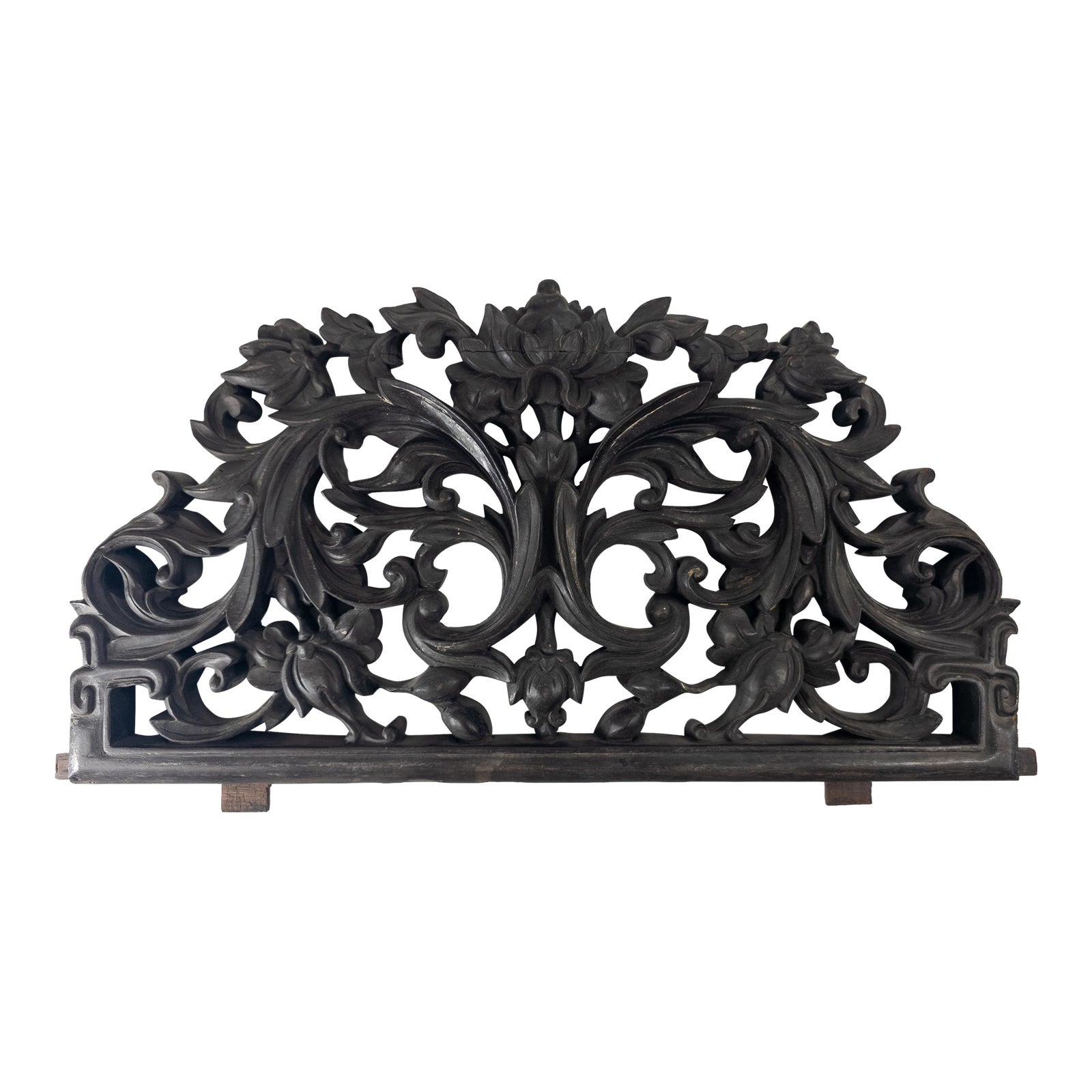 19th Century Chinese Carved Hongmu Rosewood Architectural Fragment ...