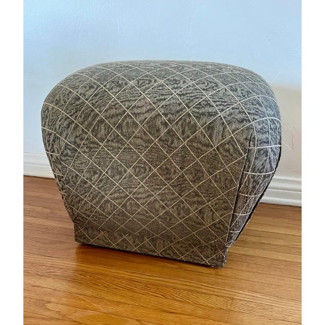 1970s Vintage Marge Carson Pouf For Sale - Image 5 of 9