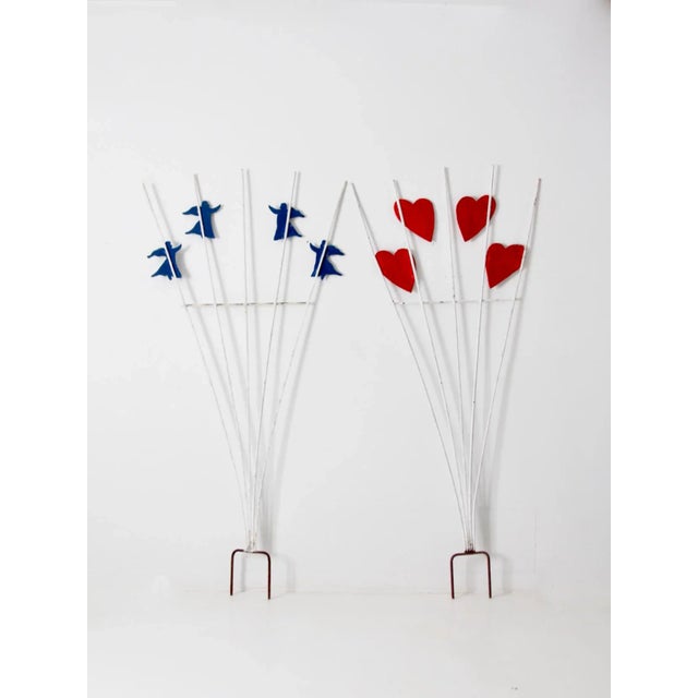 Farmhouse Vintage Garden Trellises - a Pair For Sale - Image 3 of 12