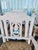1980s Set of 6 Vintage Carved Nautical and Celestial Armchairs With Rush Seats For Sale - Image 5 of 10