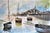 Oil Painting by B. Canon 44 X 32 "California School of Painters" Seascape Scene For Sale In Chicago - Image 6 of 9