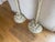 Antique White 1960s Pair of Fiberglass Torchères in the Manner of Serge Roche For Sale - Image 8 of 13