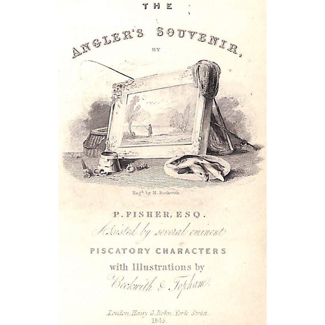 Traditional "The Angler's Souvenir" 1845 Fisher, P. For Sale - Image 3 of 12