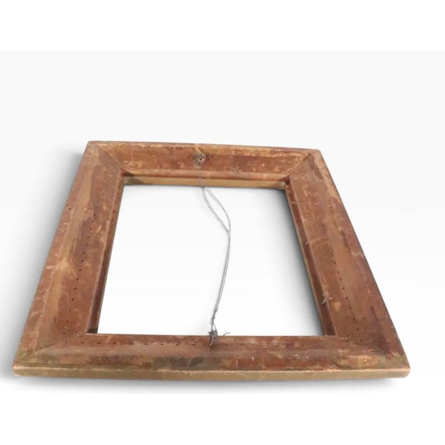 Victorian Antique Gesso Gold Gilt Arts and Crafts Frame For Sale - Image 3 of 10