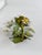 French Tole Painted Daisy Floral Wall Sconces, 1970, Set of 2 For Sale - Image 15 of 18