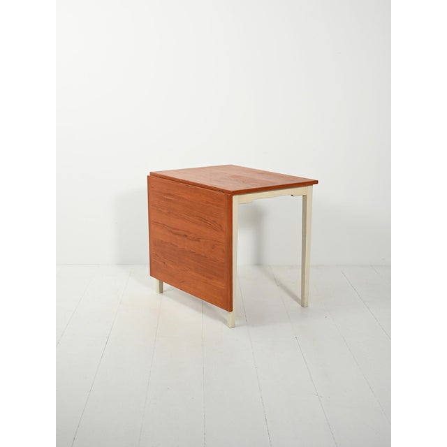 Scandinavian Folding Table, 1960s For Sale - Image 6 of 11