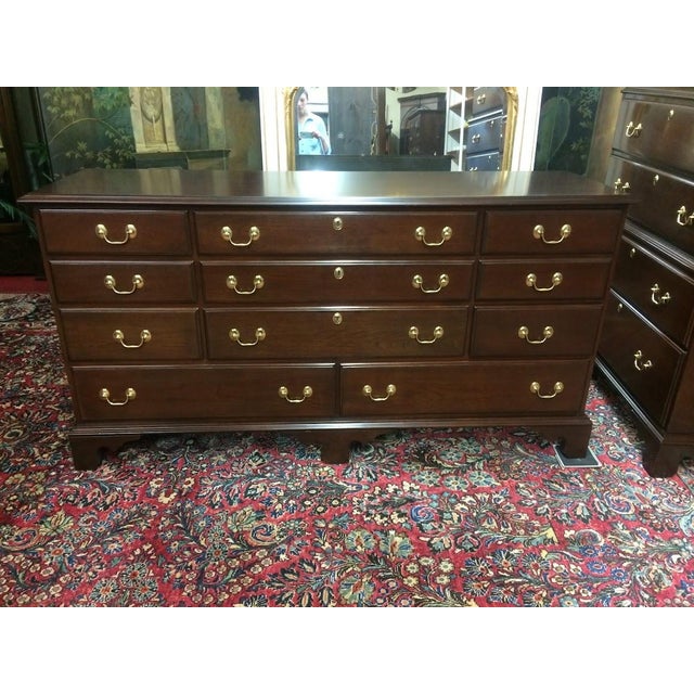 Wood Vintage Harden Furniture Dresser, Bureau For Sale - Image 7 of 11