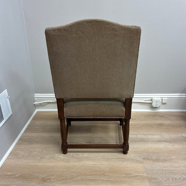 Restoration Hardware Mediterranean Empire Arm Chairs Pair For Sale - Image 9 of 10