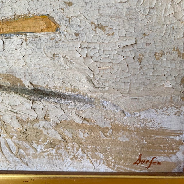 Late 20th Century Hazard Durfee Oil on Board Painting For Sale - Image 4 of 8