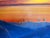 Orange Large Contemporary Oil Painting Cranes Over Sunset 48x48” For Sale - Image 8 of 17