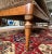 O’.Henry House Limited (High Point, NC) Bench/Coffee Table. Covered in custom brown mohair fabric. Beautiful solid wood -...