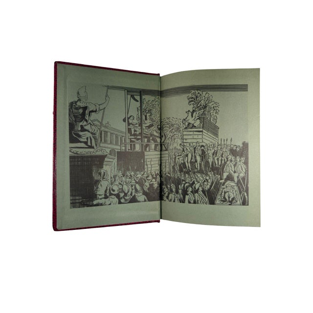 Red Madame Du Barry — 1941 Miniature Leather-Bound Limited Edition (No. 763) — French Royal History Book For Sale - Image 8 of 13