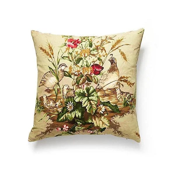 Traditional The House of Scalamandré Edwin'S Covey Pillow, Multi on Willow For Sale - Image 3 of 3