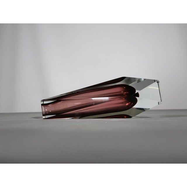 Mid-Century Modern Murano Glass Vase by Luigi Mandruzzato, 1970s For Sale - Image 3 of 7