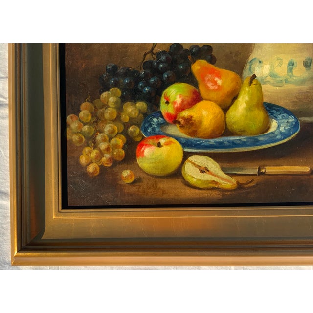 Early 20th Century Still Life Oil Painting. Signed. For Sale - Image 10 of 13