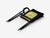 Black Jacques Adnet Attr., Folding Chair, Black Leather, Brass, France, 1950s For Sale - Image 8 of 10