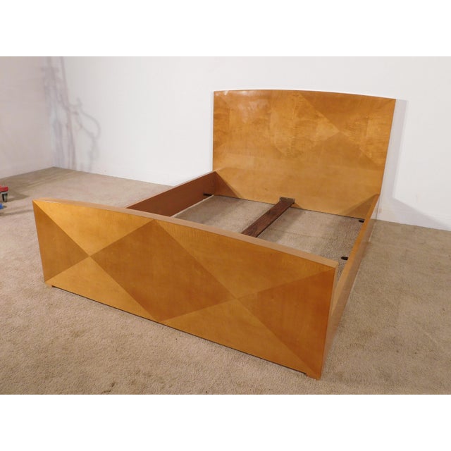 Wood Baker Furniture Archetype Collection Queen Queen Size Sleigh Bed For Sale - Image 7 of 15