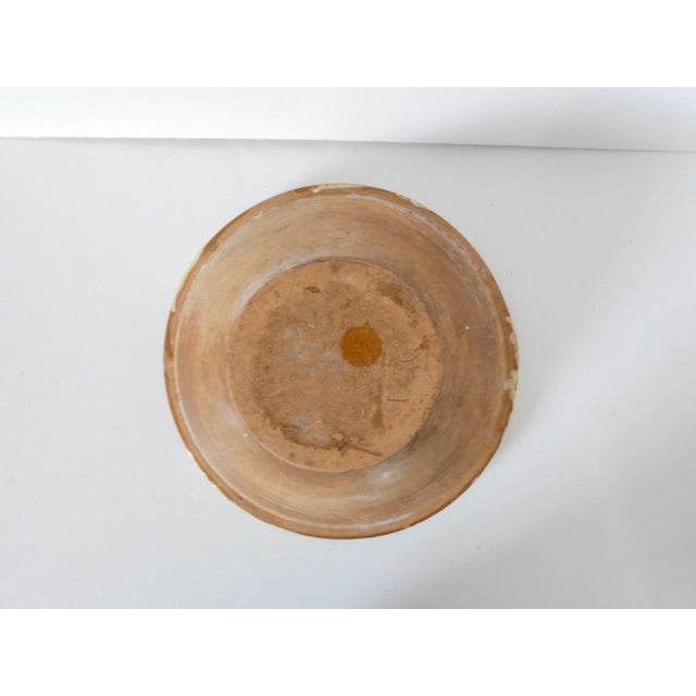 Large Vintage Terracotta Bowl For Sale - Image 11 of 12