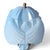 Glass Vintage Art-Deco Blue Glass l.e. Smith "Southern Belle" Boudoir Lamp 1940s For Sale - Image 7 of 7